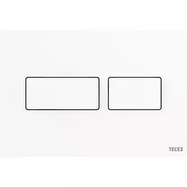 Кнопка смыва TECEsolid 9240433, металл, белая матовая