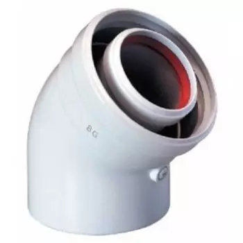 Коаксиальное колено 45* DE DIETRICH