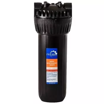 Колба 10SL, ГВС, 3/4"ВР, пластик, черный