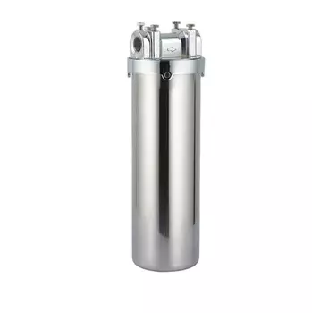 Колба Аквабрайт АБФ-НЕРЖ-12 10SL, ХВС/ГВС, 1/2"ВР, нержавеющая сталь