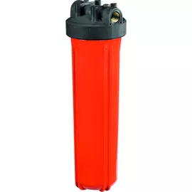 Колба BB20, ГВС, 1"ВР, пластик, оранж.