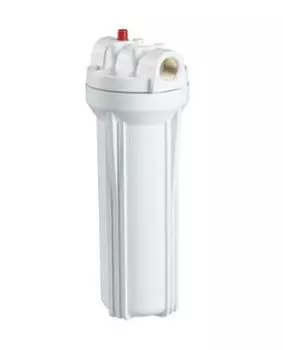 Колба Гидротек 10SL, ХВС, 1/2" ВР, пластик, белая