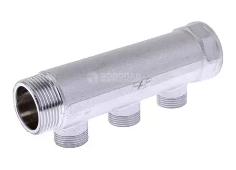 Коллектор 1.1/4" ВР-НР 3-отвода 3/4" НР