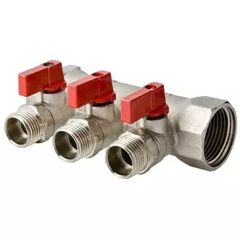 Коллектор с шаровым краном EUROS