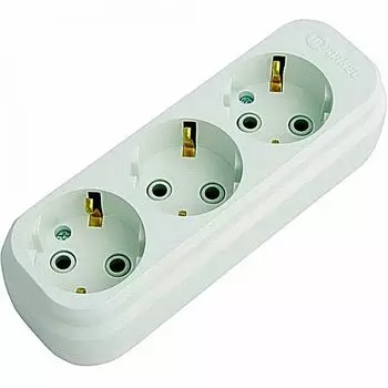 Колодка удлинителя 3-м АВС-пл. с заземл. UNIVersal