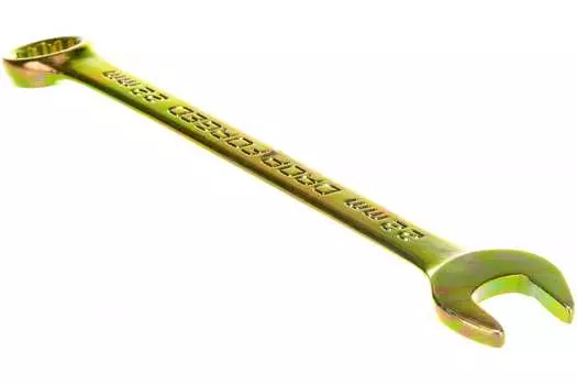 Комбинированный ключ Сибртех 14984 22 мм желтый цинк