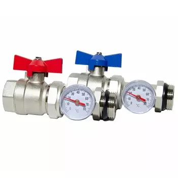 Комплект кранов шаровых TERMA