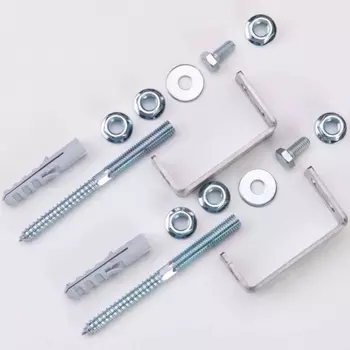 Комплект креплений к стене Акватек KKI-0000002 для инсталляций, 90-130 мм