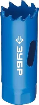 Коронка биметаллическая Зубр 29531-019 быстрорежущая сталь, 19мм