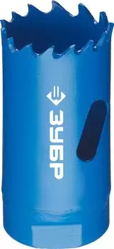 Коронка биметаллическая Зубр 29531-029 быстрорежущая сталь, 29мм