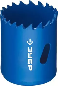 Коронка биметаллическая Зубр 29531-041 быстрорежущая сталь, 41мм