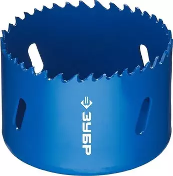 Коронка биметаллическая Зубр 29531-067 быстрорежущая сталь, 67мм