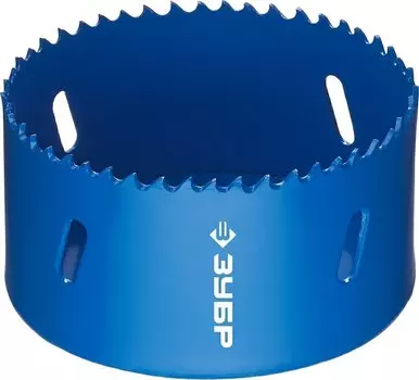 Коронка биметаллическая Зубр 29531-083 быстрорежущая сталь, 83мм