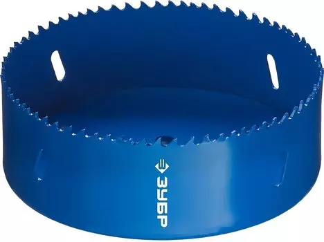 Коронка биметаллическая Зубр 29531-127 быстрорежущая сталь, 127мм