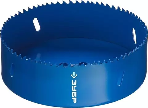 Коронка биметаллическая Зубр 29531-133 быстрорежущая сталь, 133мм