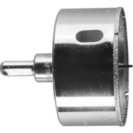 Коронка по кафелю и стеклу Зубр 29850-60 ? 60 мм, HSS-R, быстрорежущая сталь М2(S6-5-2) Р6М5, класс А Р 60, алмазная