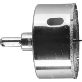 Коронка по кафелю и стеклу Зубр 29850-65 ? 65 мм, HSS-R, быстрорежущая сталь М2(S6-5-2) Р6М5, класс А Р 60, алмазная