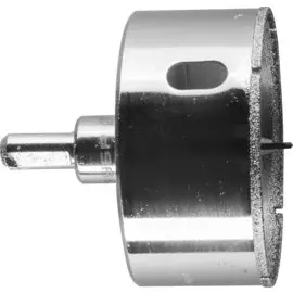 Коронка по кафелю и стеклу Зубр 29850-73 ? 73 мм, HSS-R, быстрорежущая сталь М2(S6-5-2) Р6М5, класс А Р 60, алмазная