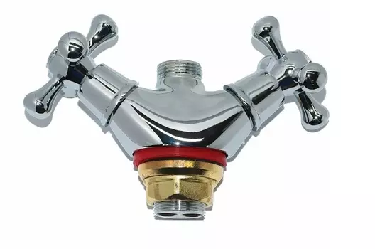 Корпус смесителя для кухни Ростовская мануфактура RMS KSL65-279F, двухвентильный, хром