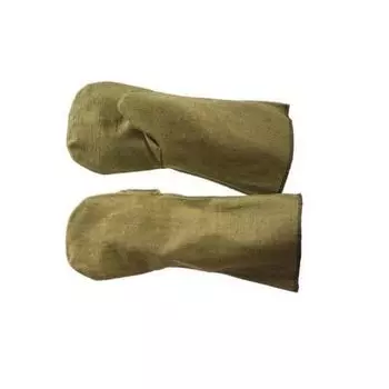 Краги сварщика 12465 брезентовые, огнеупорные