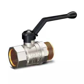 Кран шаровый 2" В-Н ручка, никель