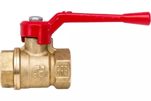 Кран шаровый БАЗ.А30.0.15 1/2" В-В ручка, латунь