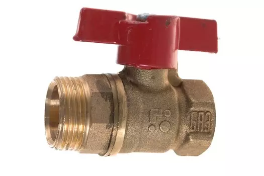 Кран шаровый БАЗ.А31.1.15 1/2" В-Н бабочка, латунь