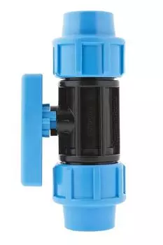 Кран шаровый Джилекс ПНД 20мм, пластик