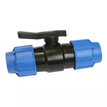 Кран шаровый для ПНД труб UNIDELTA