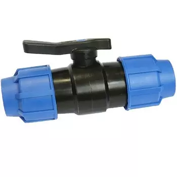 Кран шаровый для ПНД труб UNIDELTA