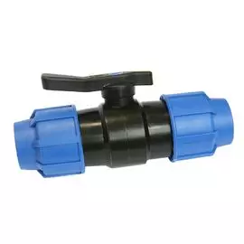 Кран шаровый компрессионный 40мм