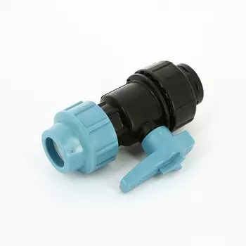 Кран шаровый для ПНД труб UNIDELTA