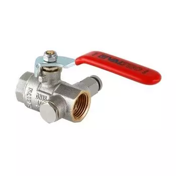 Шаровый кран с воздухоотводчиком и дренажем VALTEC