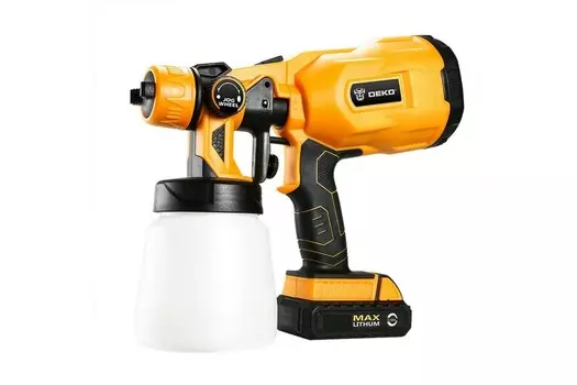 Краскопульт аккумуляторный DEKO