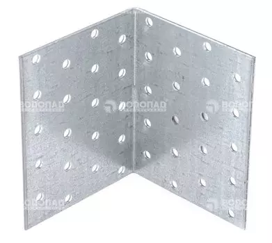 Крепежный угол равносторонний 100Х80х80 х2,0 накл.