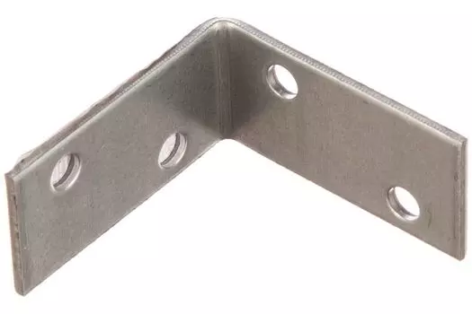Крепежный угол равносторонний 20Х40х40 х2,0 накл.