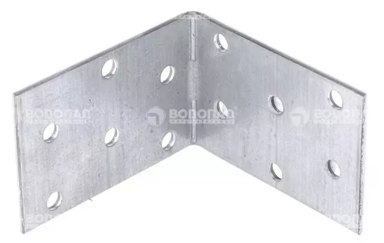 Крепежный угол равносторонний 40Х60х60 х2,0 накл.