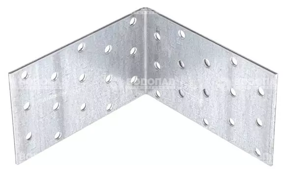 Крепежный угол равносторонний 60Х100х100 накл.