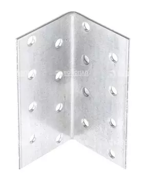 Крепежный угол равносторонний 60х40х40 х2,0 накл.