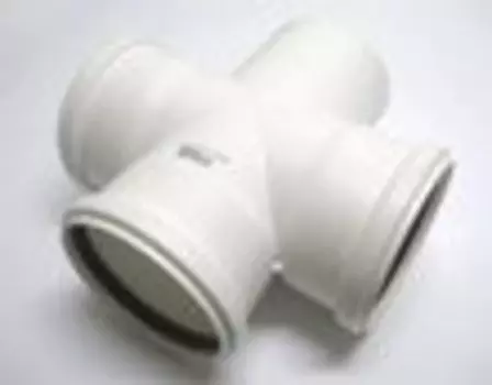 Крестовина D110х110х110х45* полипропилен (белая)