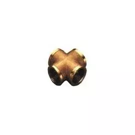 Крестовина латунь 3/4" ВР, 30бар, t-200*С