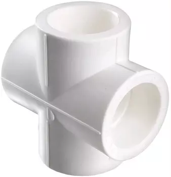 Крестовина полипропиленовая Кросс 25 мм, белый