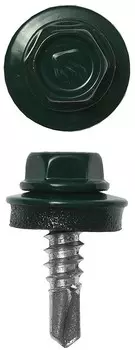 Кровельный саморез Зубр 4-300310-55-025-6005 СКМ 6005, 25 х 5.5 мм, зеленый, 1 800 шт