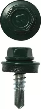 Кровельный саморез Зубр 4-300315-55-019-6005 СКМ 6005, 19 х 5.5 мм, зеленый., 500 шт