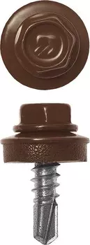 Кровельный саморез Зубр 4-300315-55-025-8017 СКМ 8017, 25 х 5.5 мм, коричневый, 420 шт