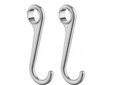 Крючок малые на рейлинг (пара) LEDEME