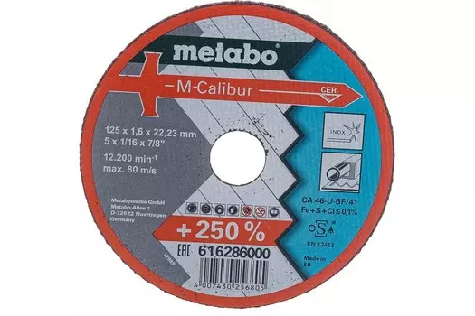 Круг отрезной METABO