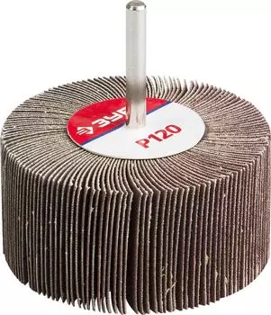 Круг шлифовальный лепестковый Зубр 36604-120 d 80x40 мм, P120