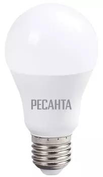 Лампа светодиодная Ресанта LL-R-A60-13W-230-3K-E27 (груша, 13Вт, тепл., Е27)