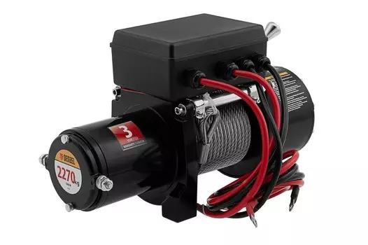 Лебедка автомобильная электрическая DENZEL